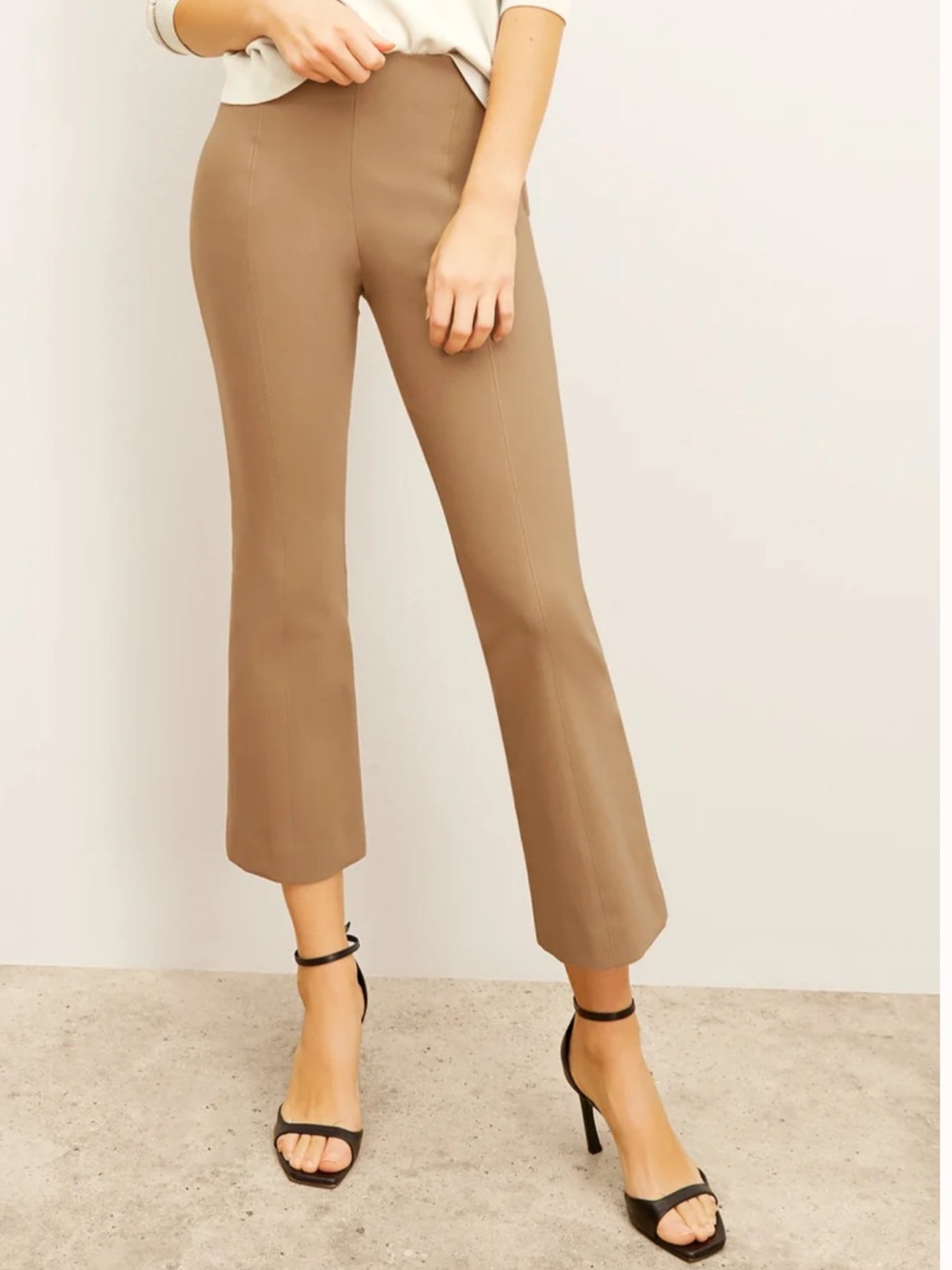 Women’s Tan Slim Ankle Pants - Tan